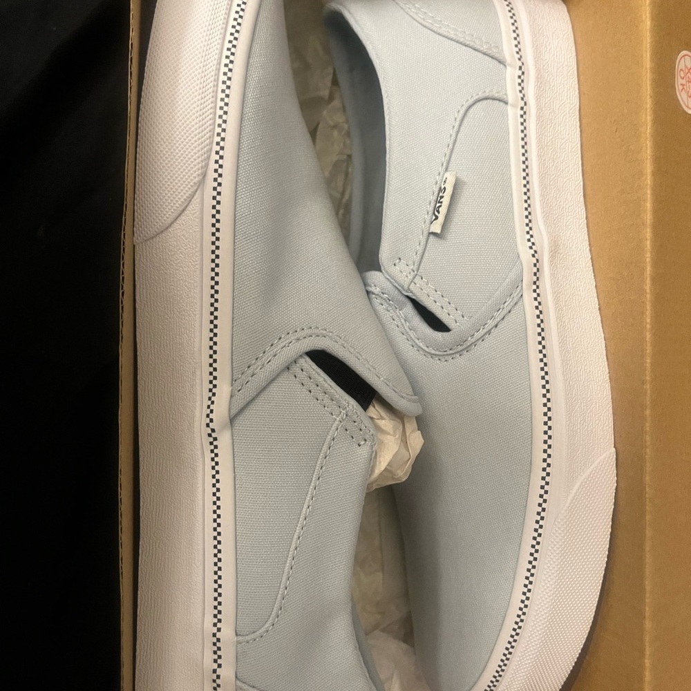 Vans Size 10 light blue